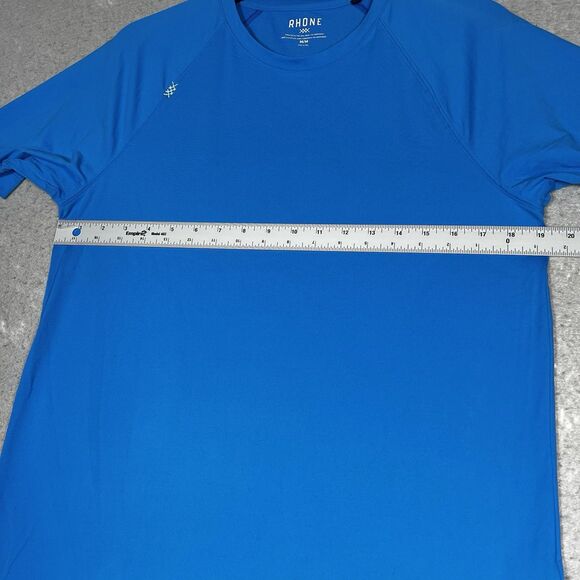 Rhone T-Shirt Mens Size Medium Blue Short Sleeve Performance Crew Neck Training - Picture 7 of 13